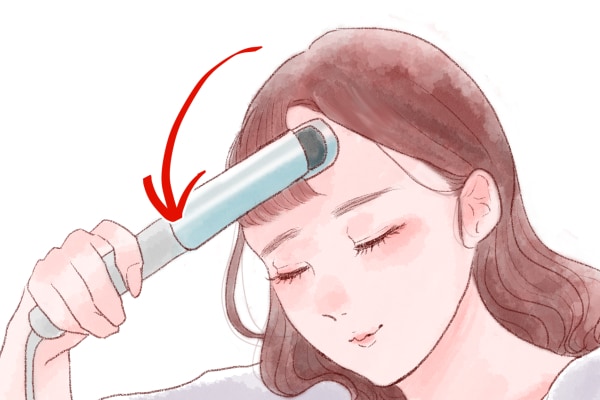 前髪 流し方